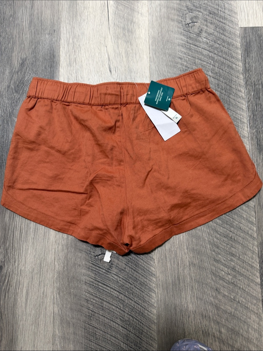 Roxy Women's Orange Drawstring Casual Shorts - Picture 3 of 9